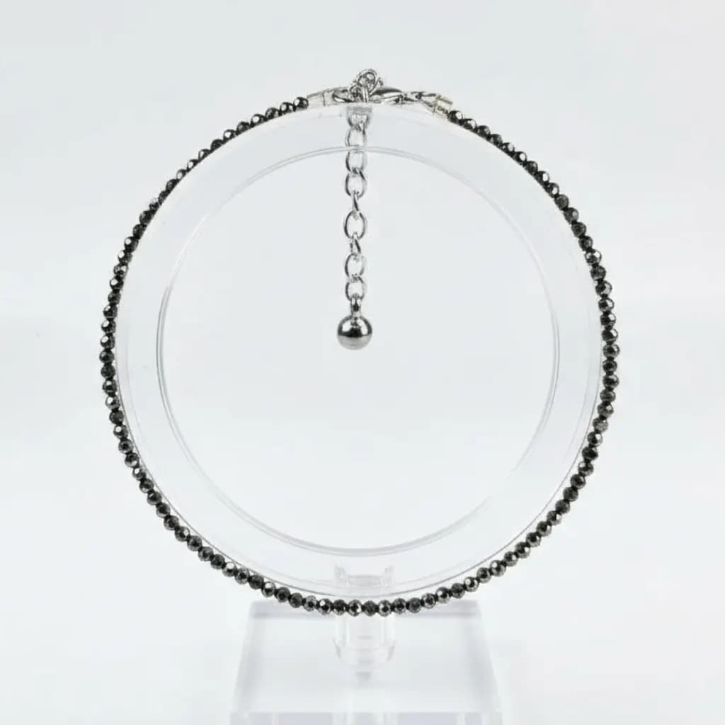 Natural Pyrite Anklet for Wealth & Style