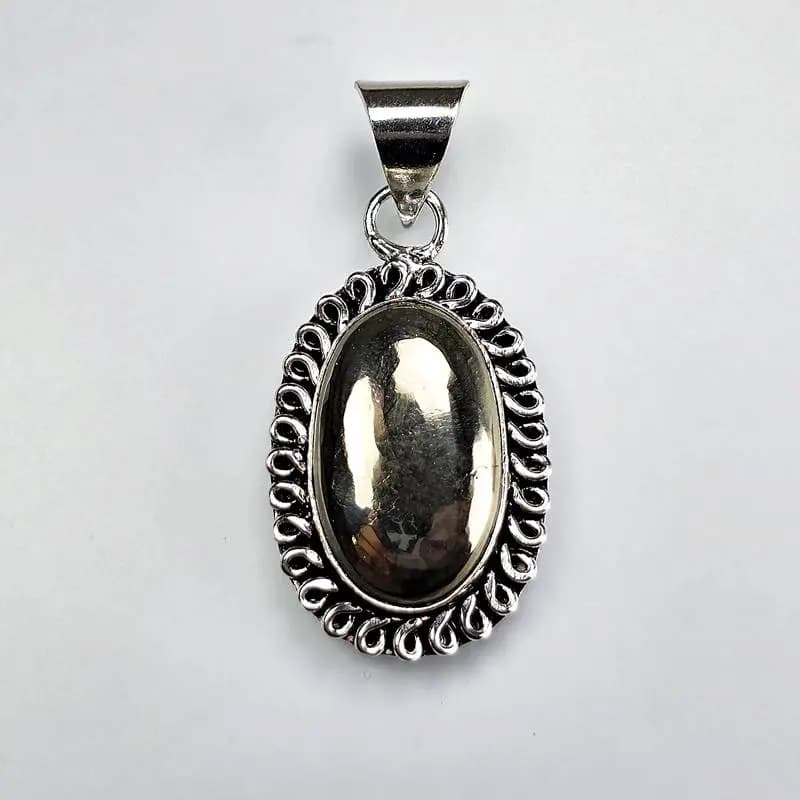 Natural Pyrite Pendant