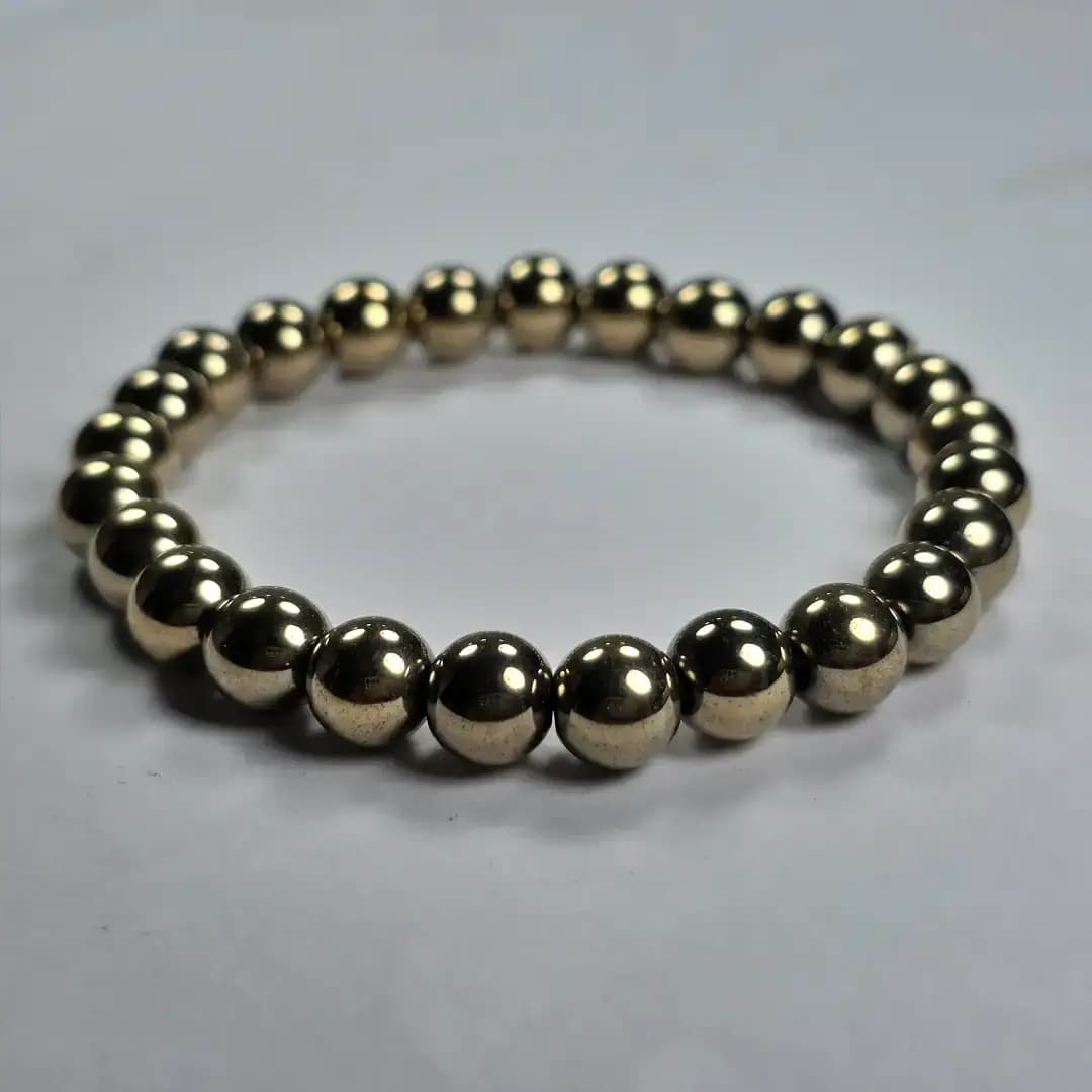Golden Pyrite Bracelet – Stone of Wealth & Confidence